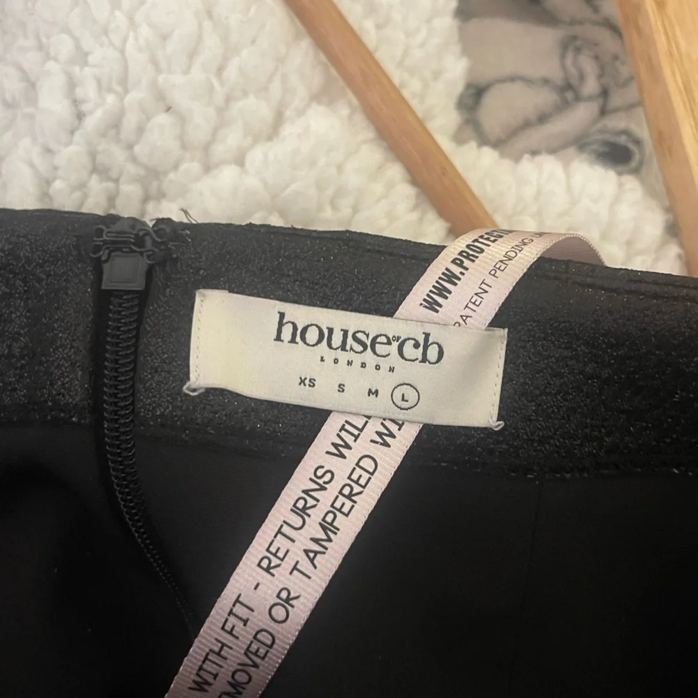 House of CB Eevi Black Sparkle Corset Dress - Picture 5 of 6